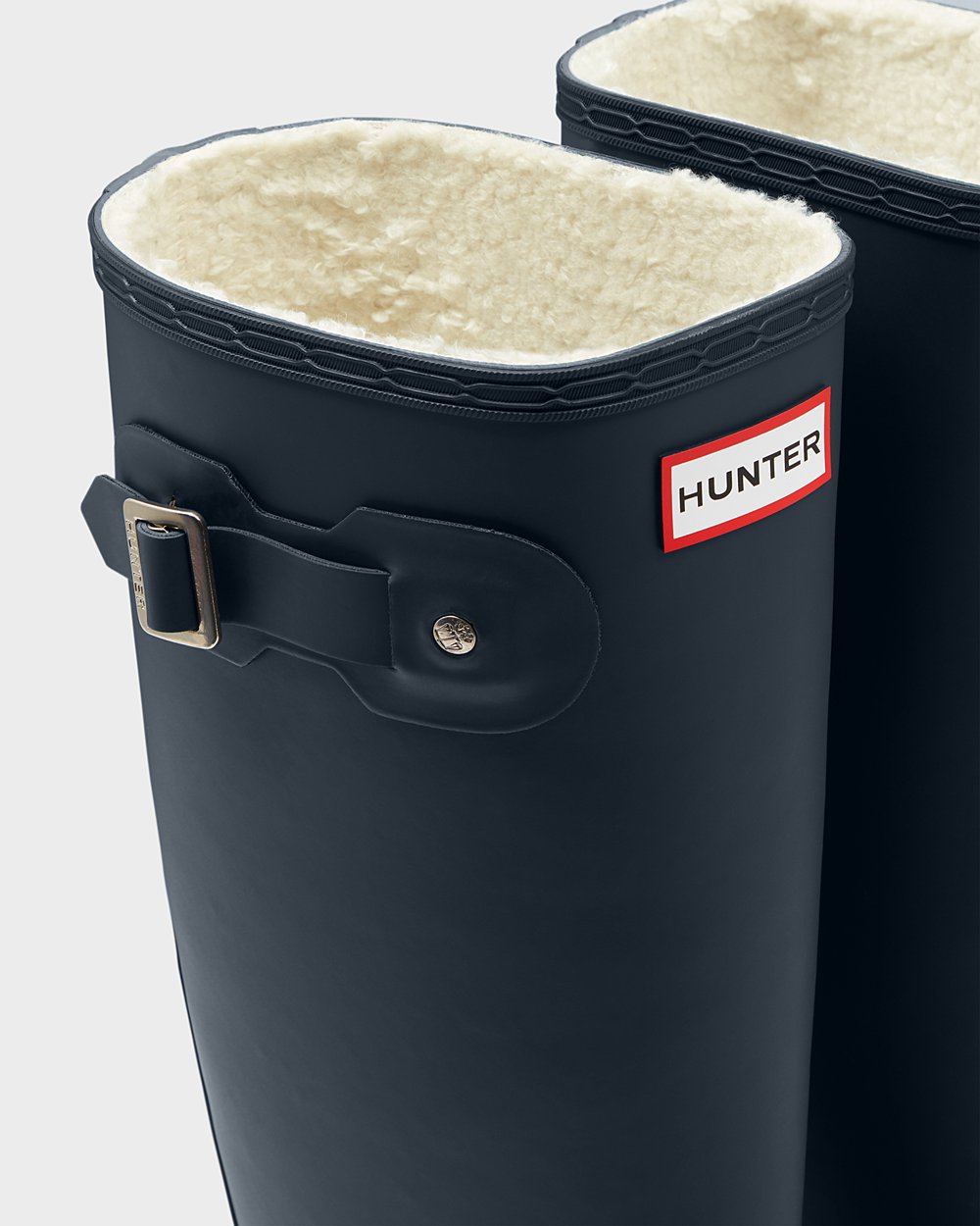 Botas De Altas Hunter Mujer Azul Marino Original Insulated 976425-DBI